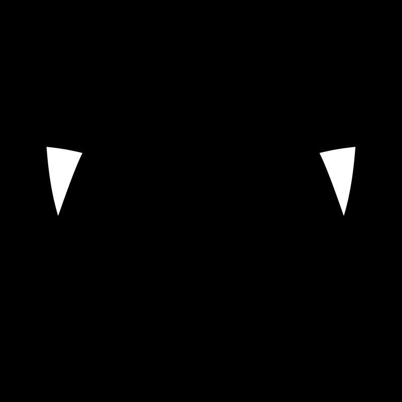 2 vampire zaehne épicé habiller