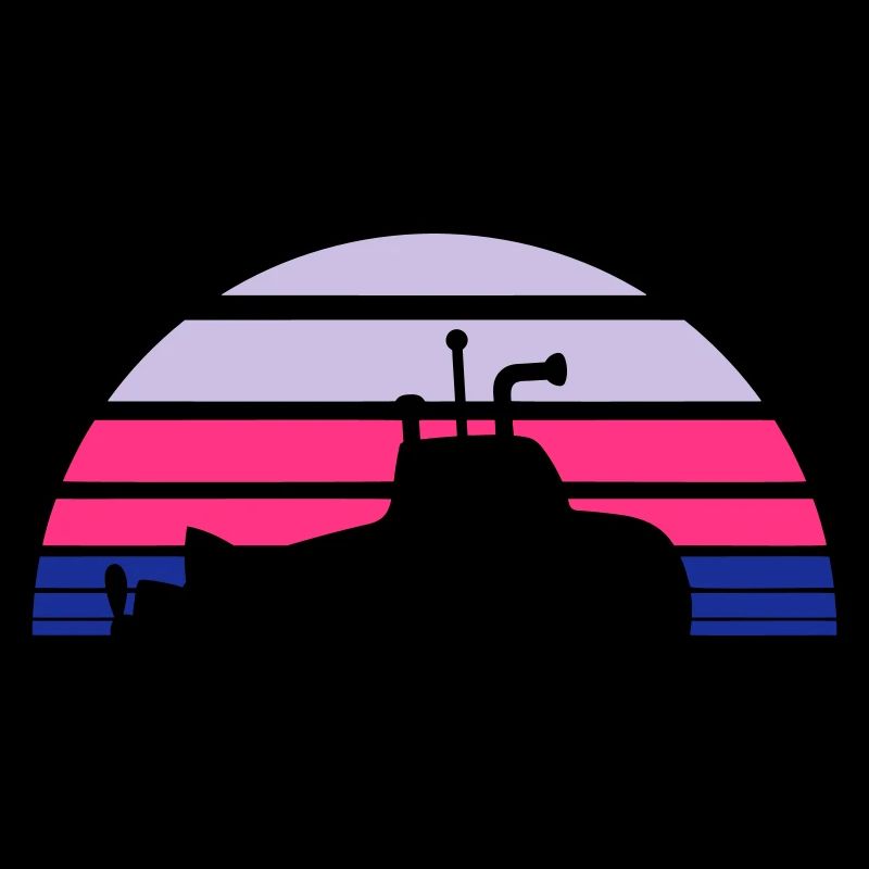 Surfaced Submarine Water Surface Dive