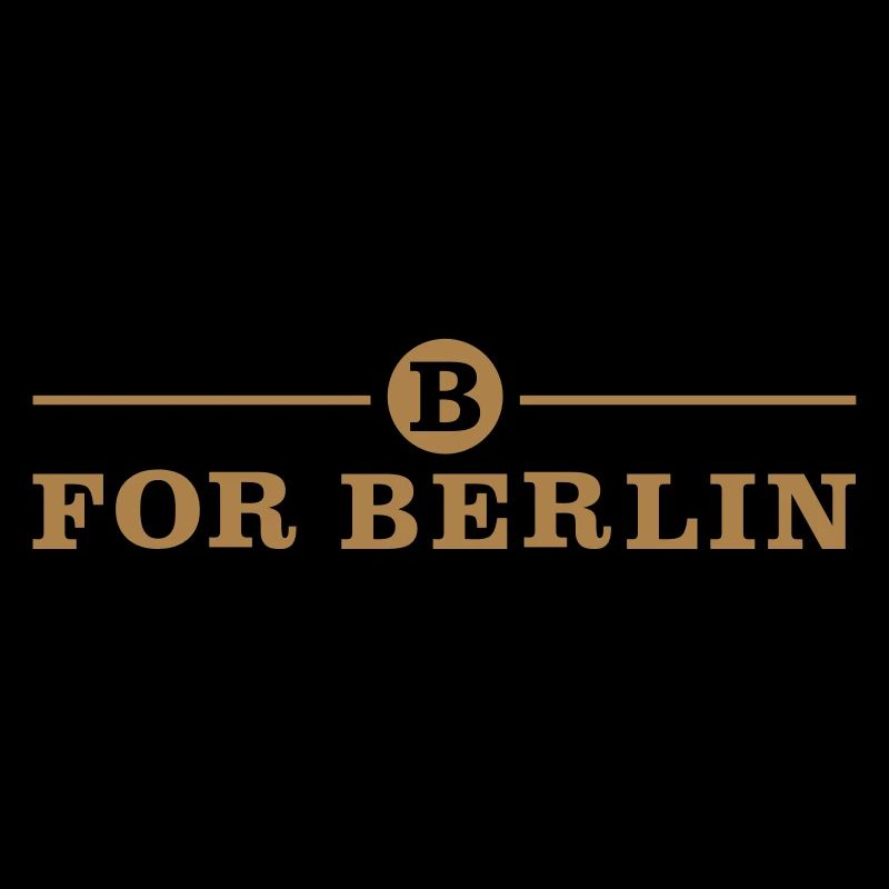 B for Berlin - black on grey - Mütze