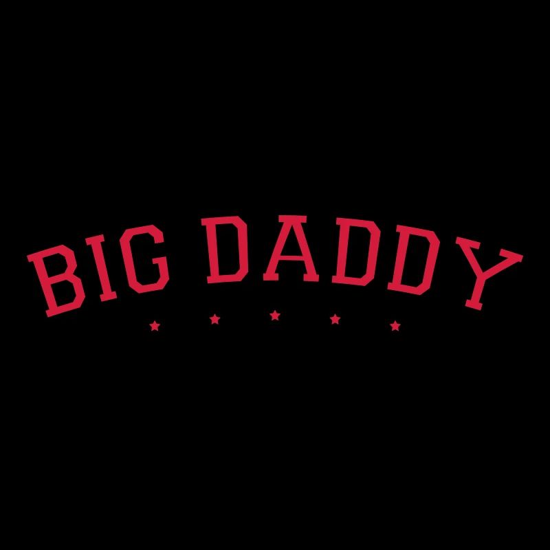 Logo Vatertag Big Daddy Held Papa Vater