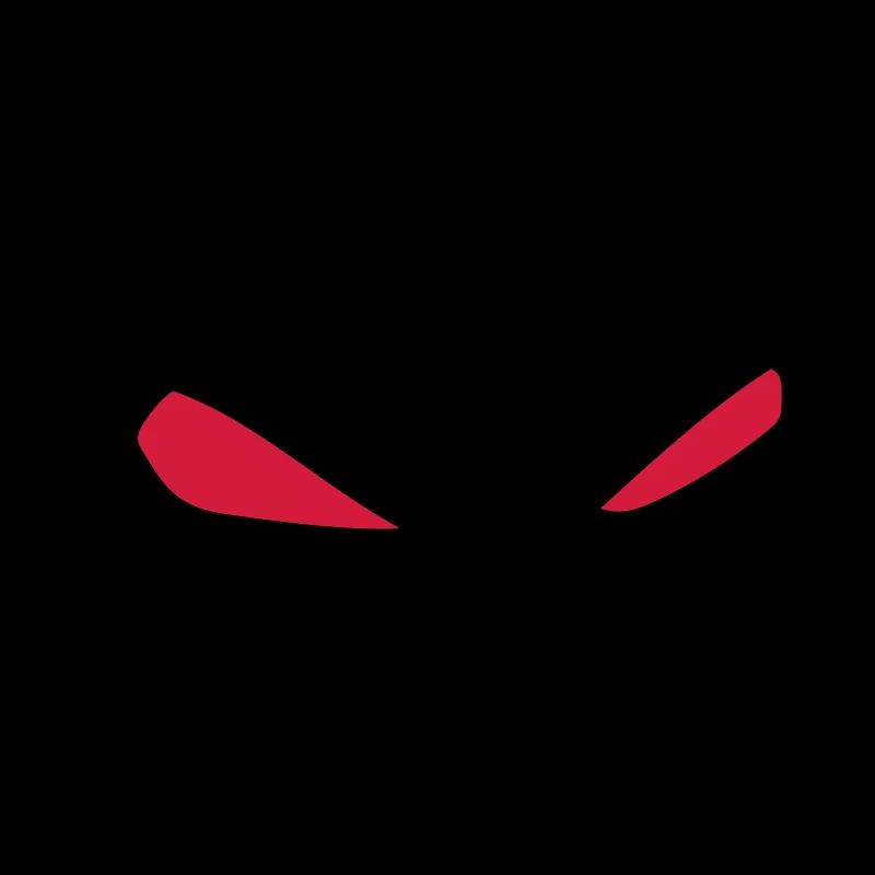 2 boese augen horror halloween rot leuchtend comic