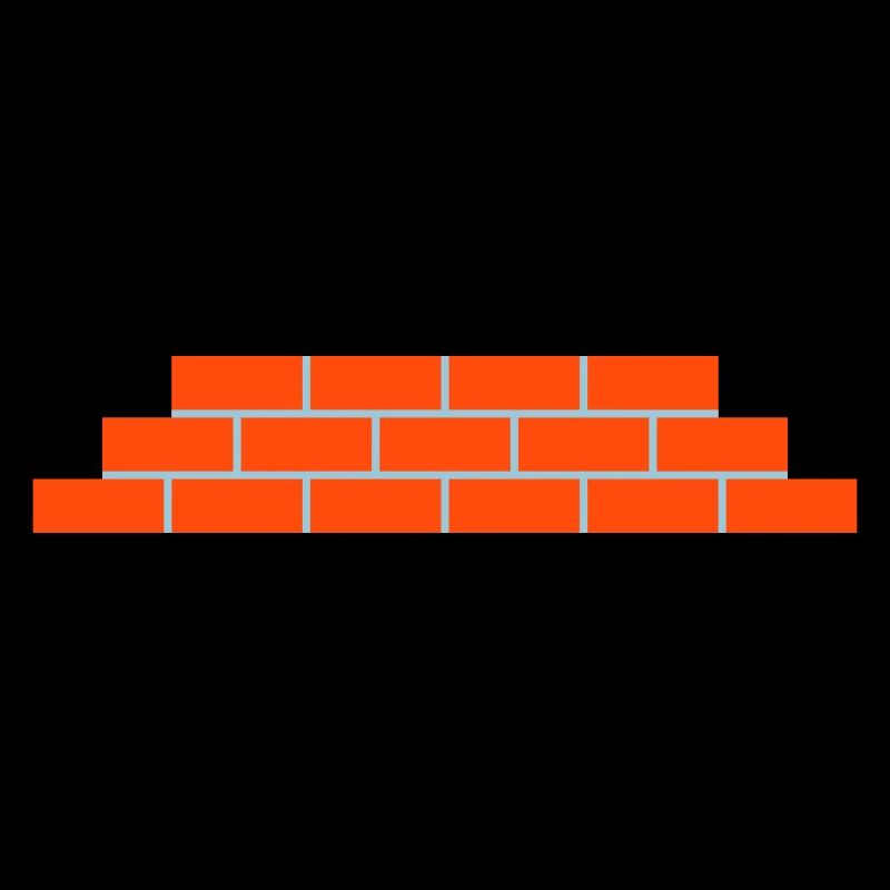 wall bricks red cement