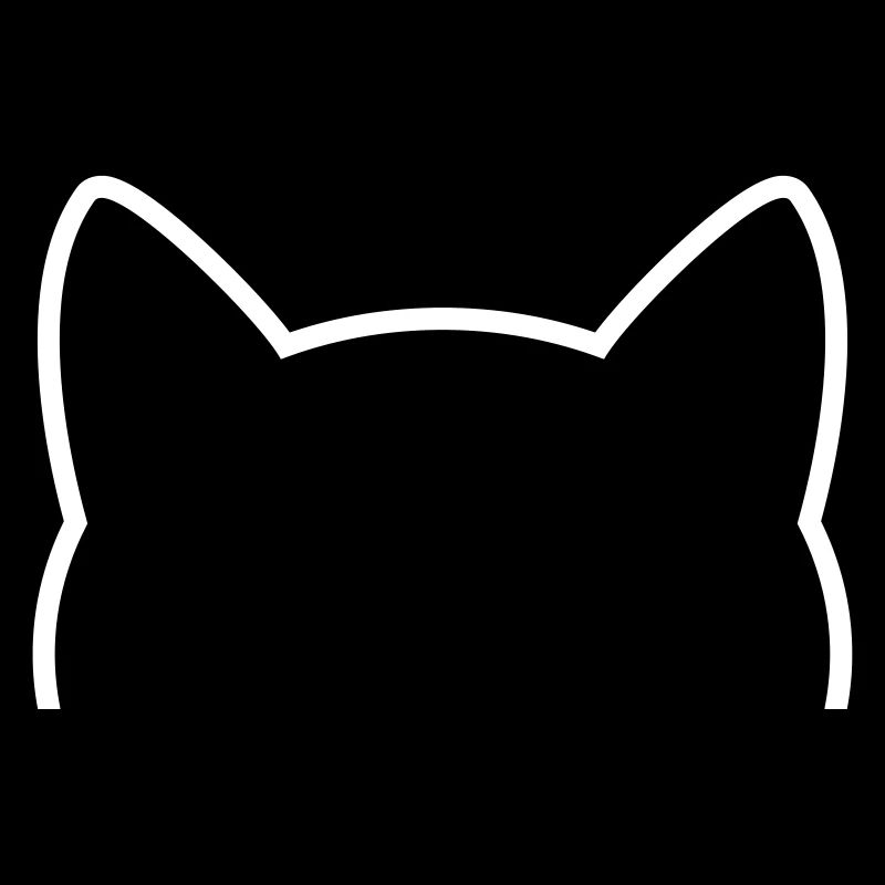 Contour d'icône de chat
