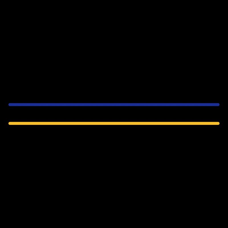 Minimalist Ukraine design - for solidarity