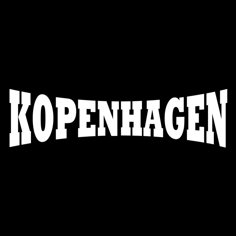 Kopenhagen Schriftzug
