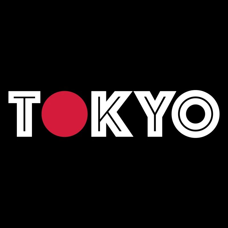 Chemise Tokyo avec un point rouge