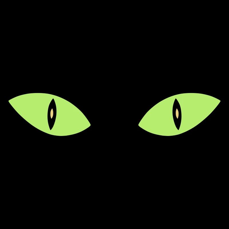 ★ Couleurs de conception modifiables ★ Deux yeux de chat