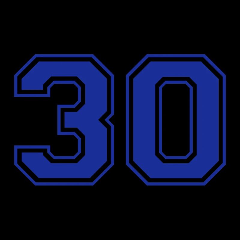 30 - Nummer - Zahl