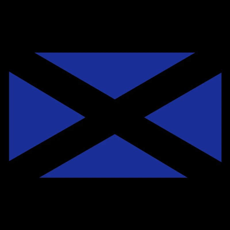 Écossais drapeau d'une couleur