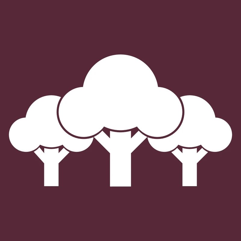 3 Trees Forest Forest Three Tree Plants Symbol