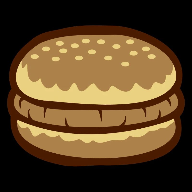 Burger Comic Cheeseburger