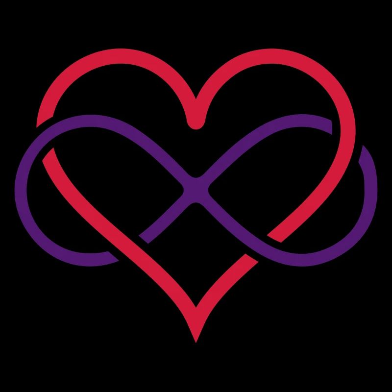 Heart infinity motif / designer