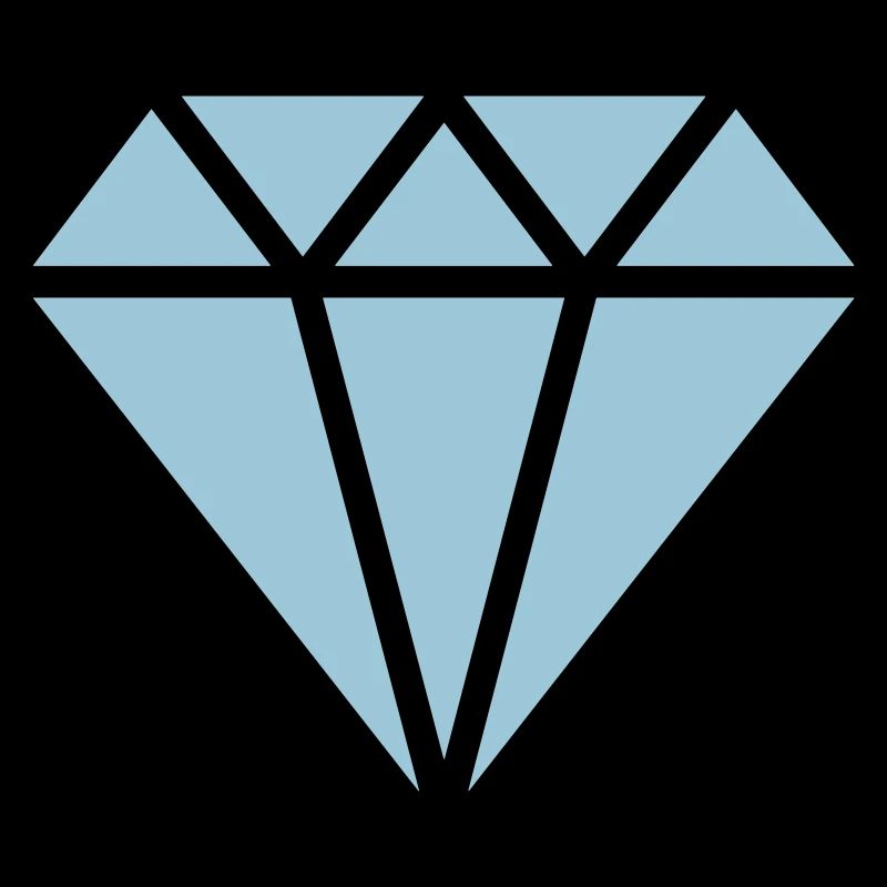 Diamond symbol, triangle, cubic, abstract, ever