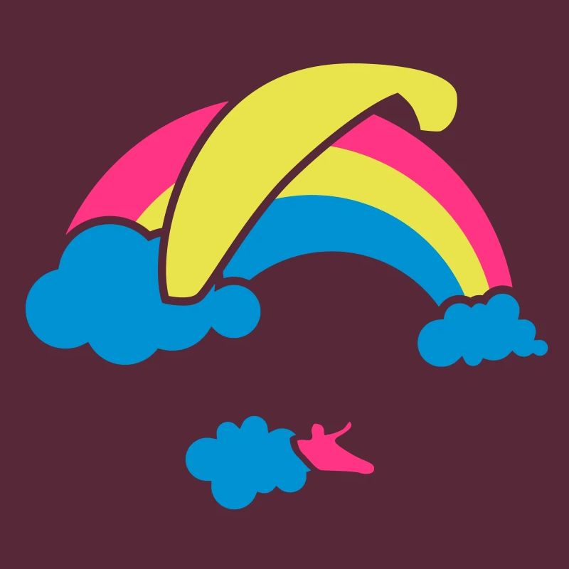Rainbow & Clouds Paragliding