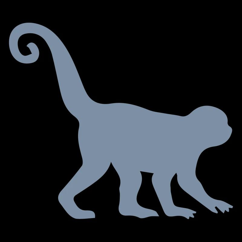 Silhouette de singe