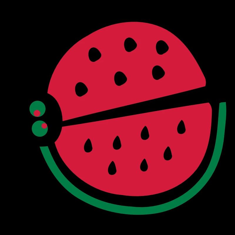 Wassermelone Marienkäfer