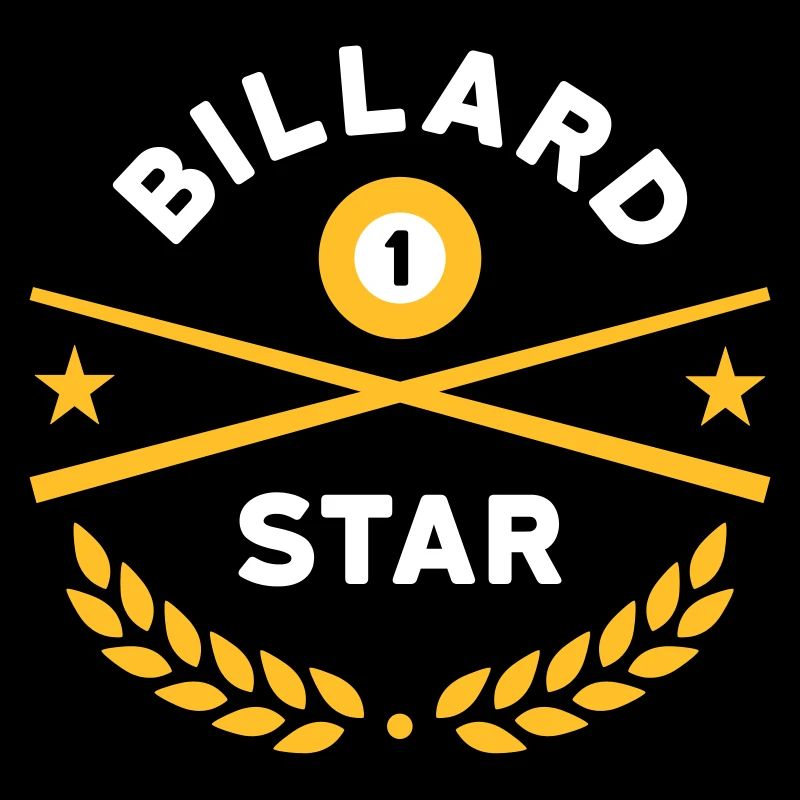 Étoile de billard (queues de billard, boule de billard, étoiles)