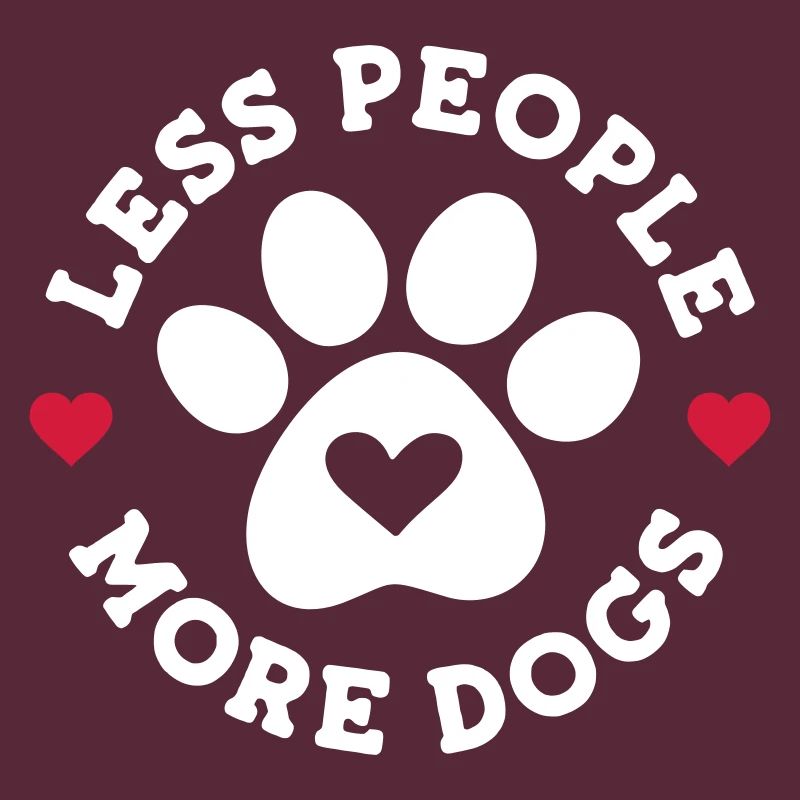 Moins de gens, plus de chiens