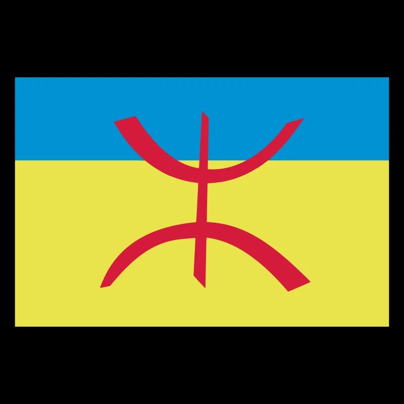 Berber-Amazigh-Flagge Algerien