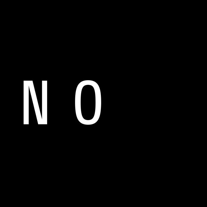 NOPE Cadeau Noir