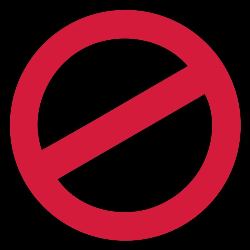 panneau d'interdiction