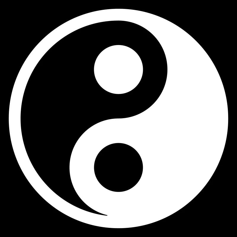 Yin Yang Vector Perfect Harmonic Personalize
