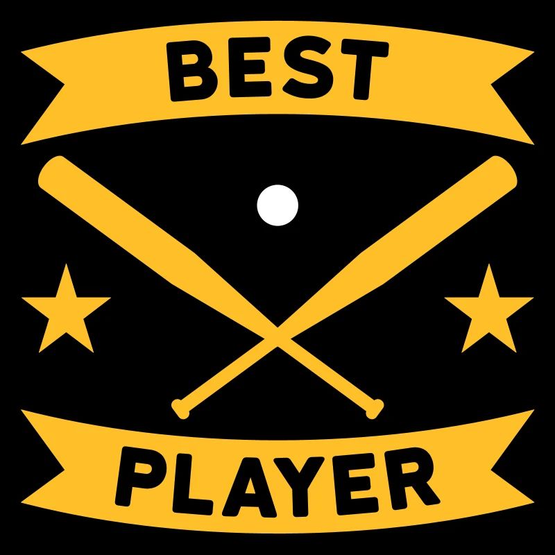 Best baseball player (Banner, Baseballschläger)