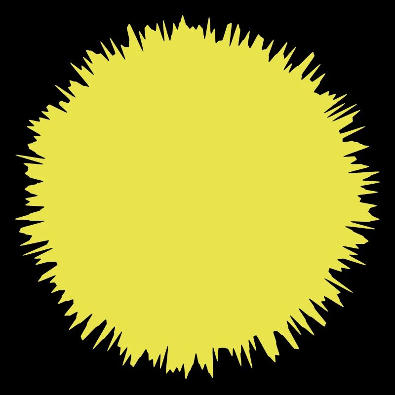 Sun | Kreis | gelbe Sonne (Vectorgraphic)