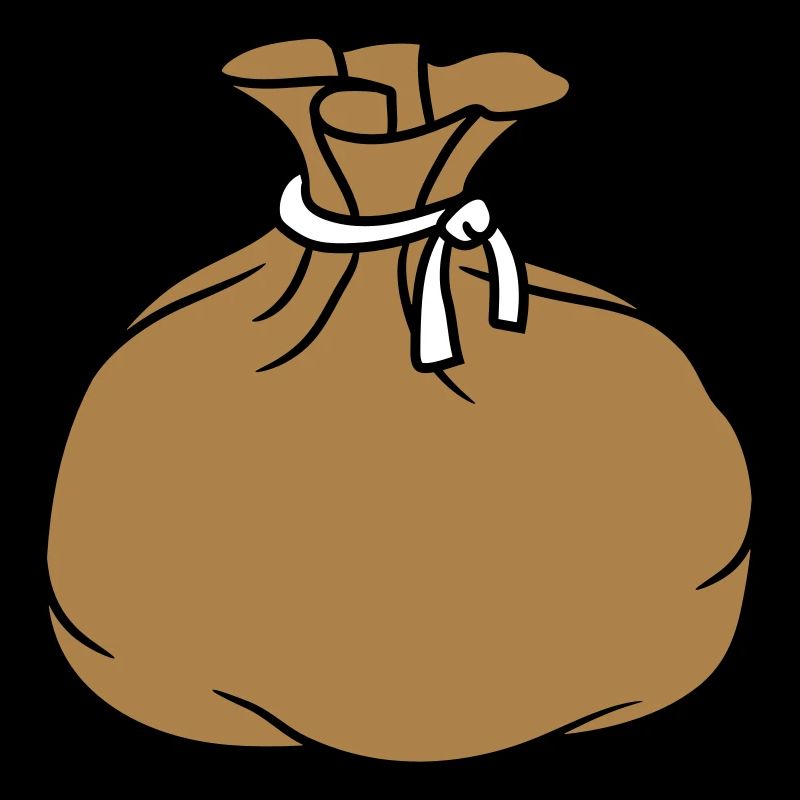 sack beutel stoff geschenk verpackt gefuellt voll