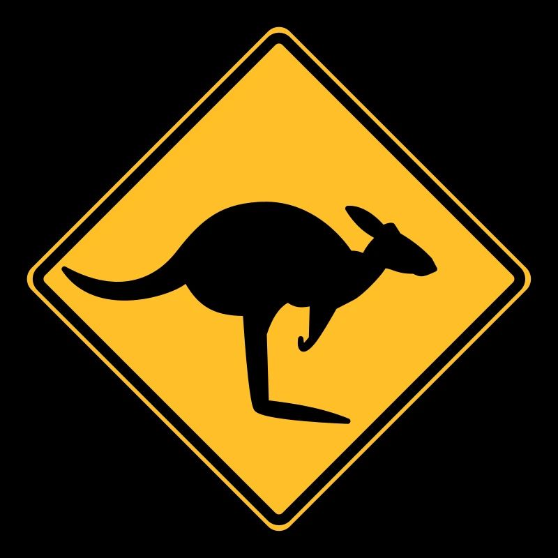 Caution kangaroo