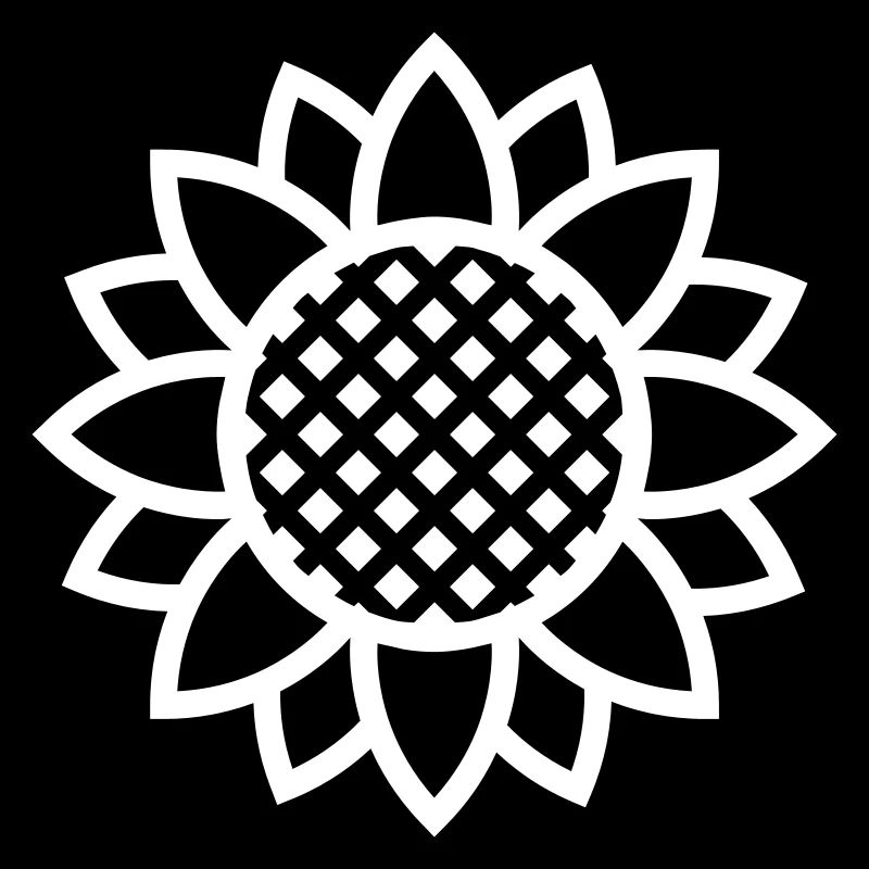Icône d’icône de tournesol
