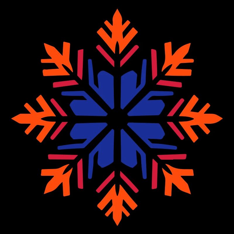 Symbole d’hiver flocon de neige