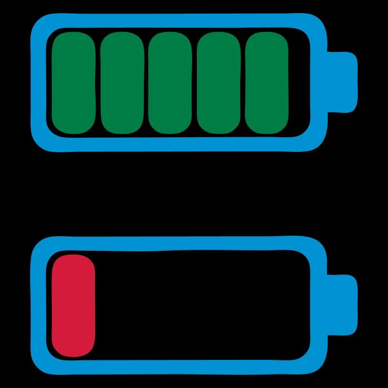 battery charge low battery empty fatigue