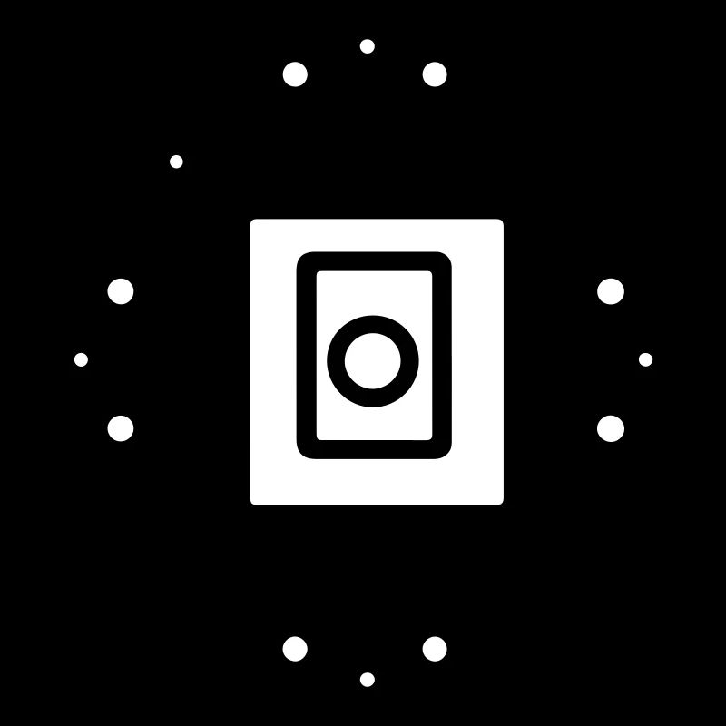 Digital Computer Chip Symbol