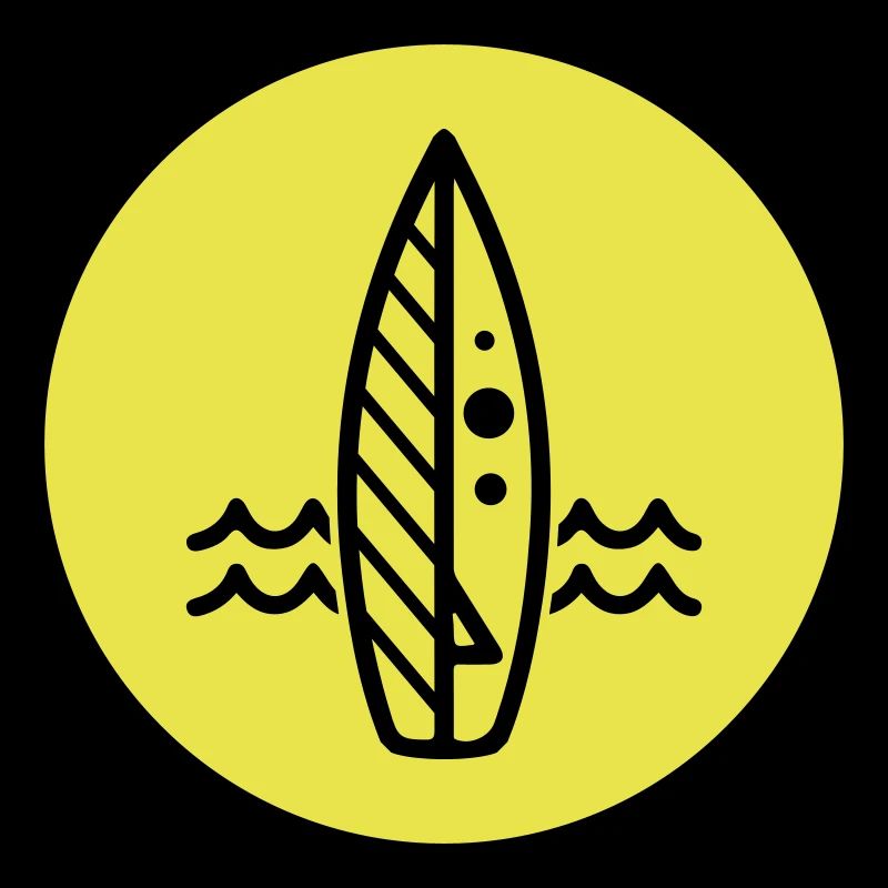 Surfboard icon icon