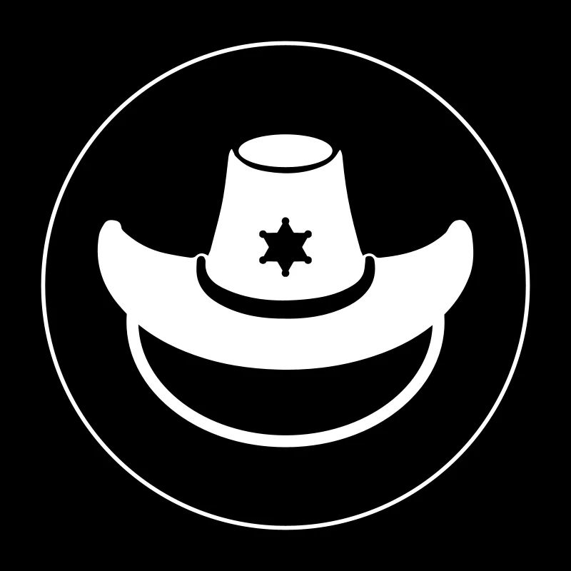Cowboy Head Western