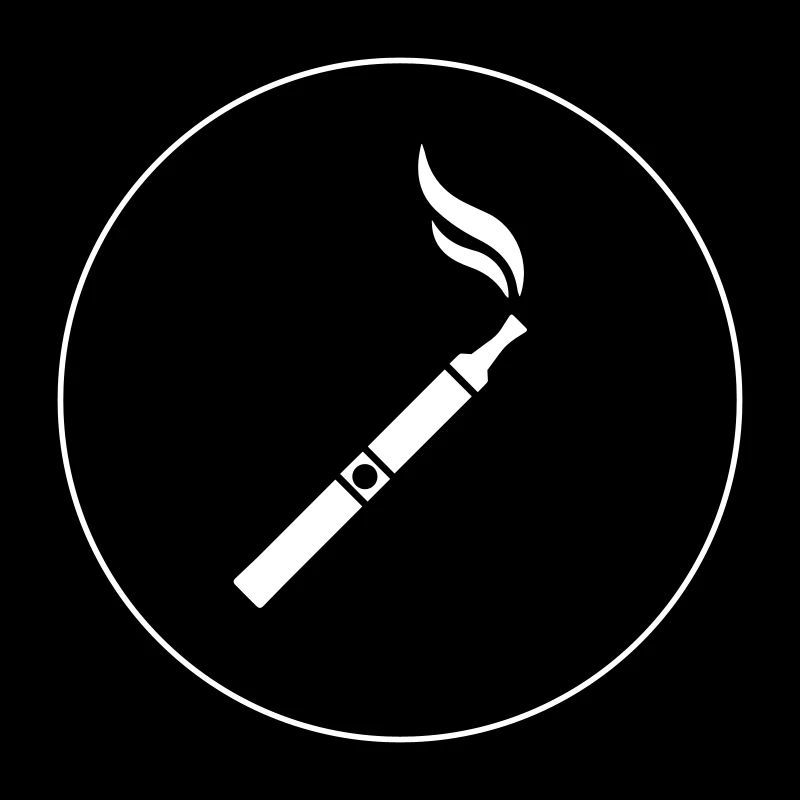E-Zigarette Silhouette