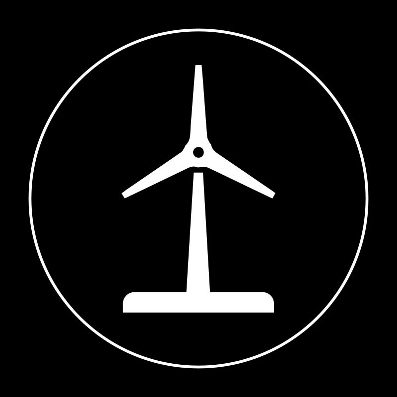 Windrad Silhouette