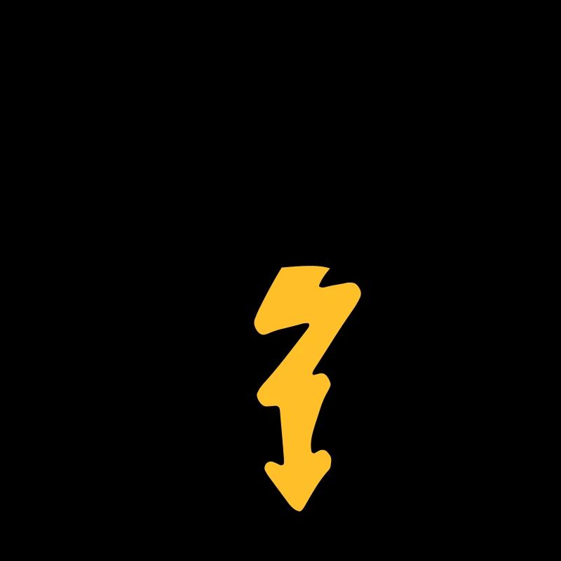 Lightning from a cloud / thunderstorm & lightning