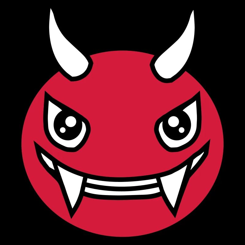 Devil Monster Design Face