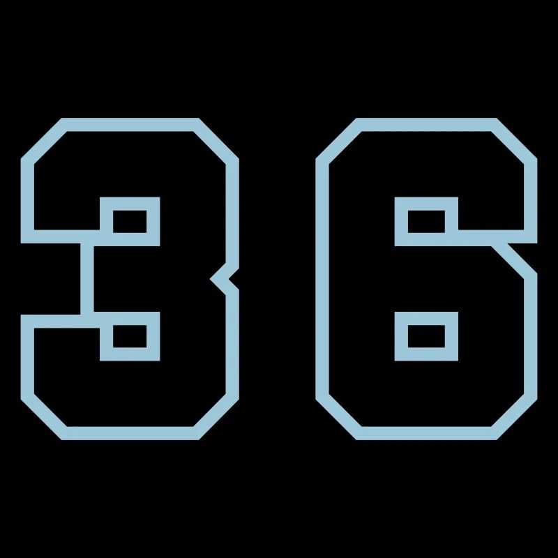 36 Symbole numérique