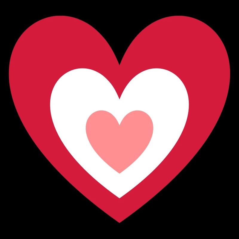 ★ Design colors changeable ★ Three hearts on top of each other