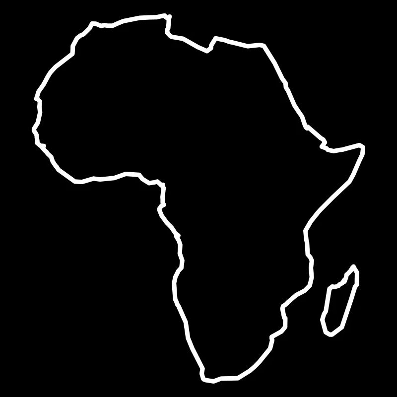 Africa map continent