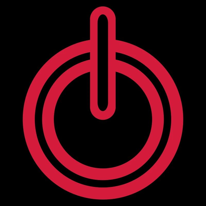 Power icon character shape computer icon