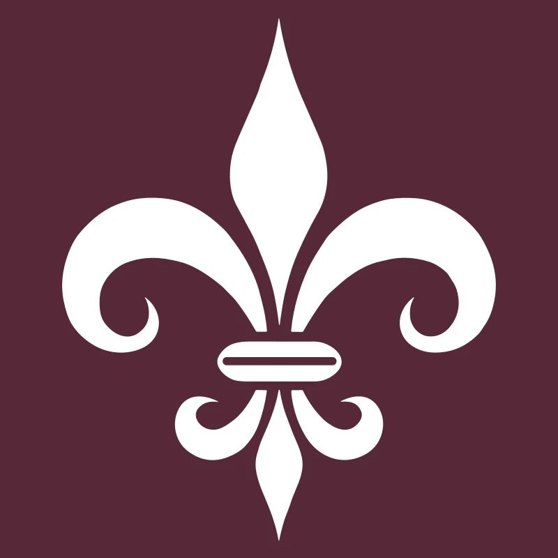 Conception majestueuse de lys français