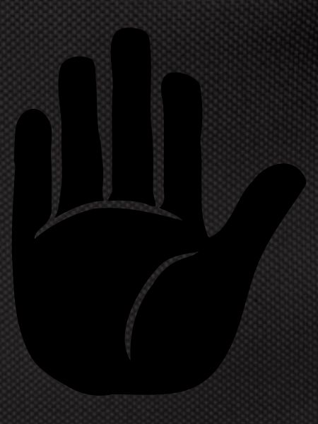 Funny welcome hand