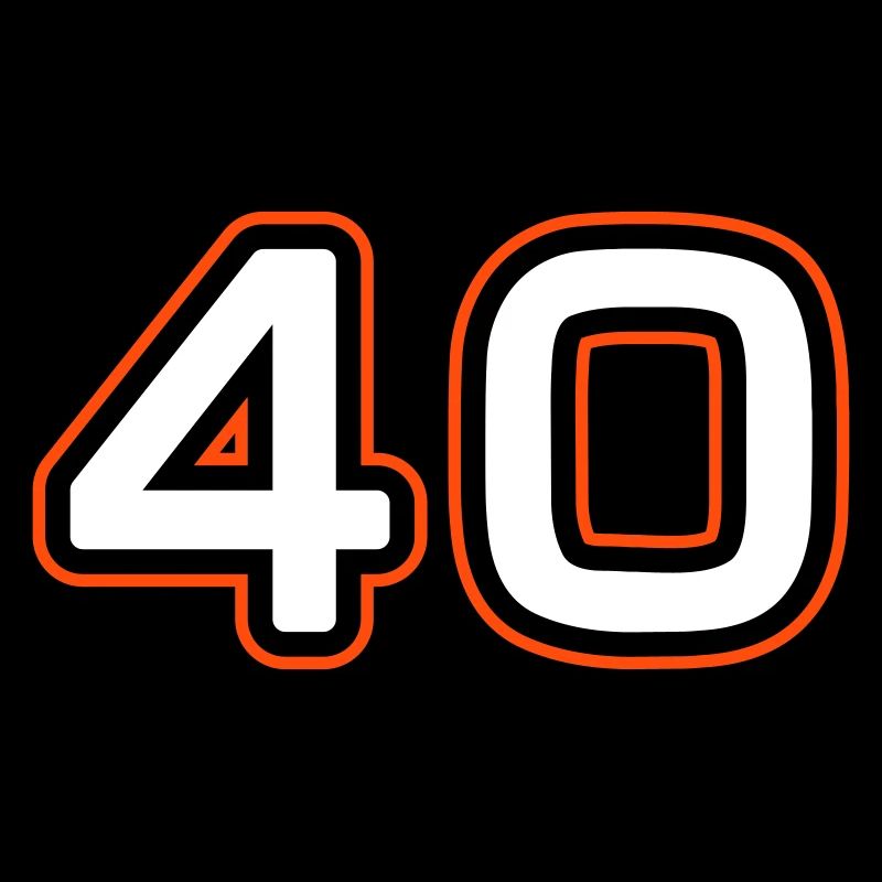 40 Zahl symbol