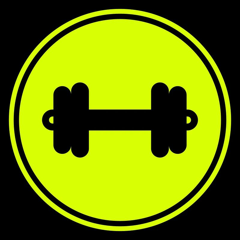 Dumbbell weights icon