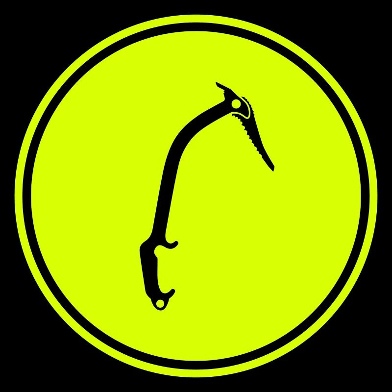 Climbing equipment ice axe