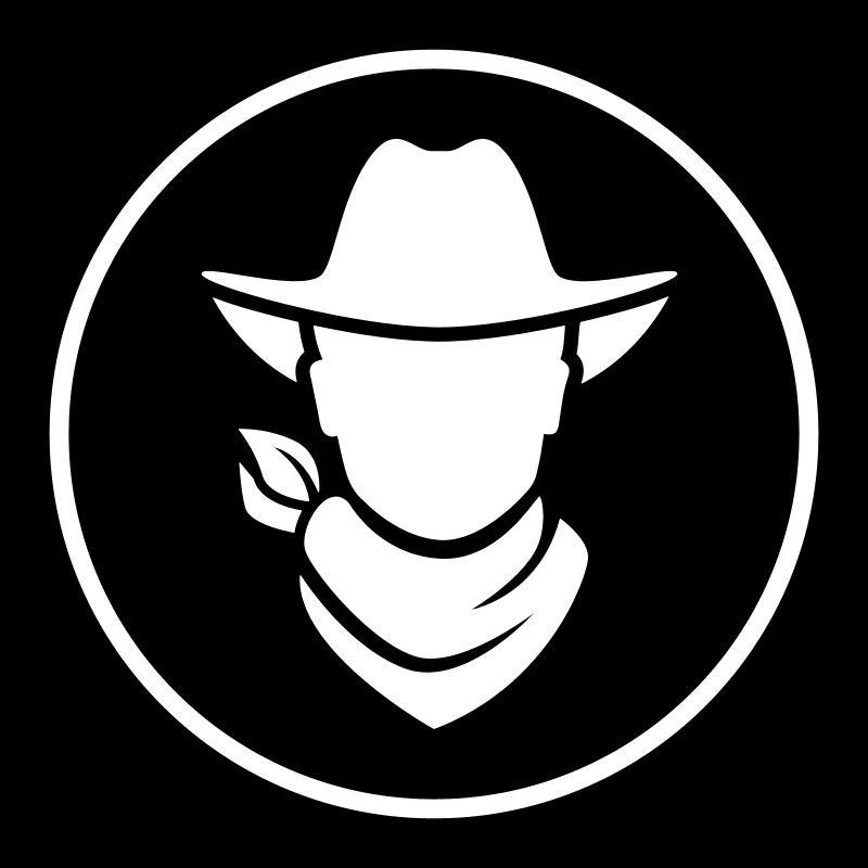Cowboy western kopf